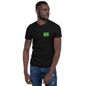 BrasilShirt® - Camiseta unissex com mangas curtas