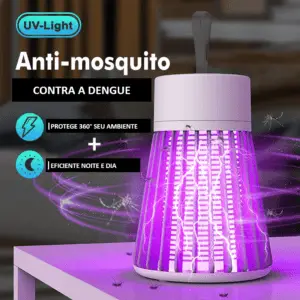 Anti-Dengue - Repele e neutraliza mosquitos e muriçocas de vários tipos - Via USB com bateria e iluminação